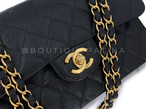 chanel caviar mini black|Chanel Caviar Classic Small Double Flap Bag .